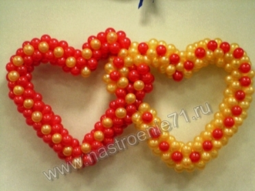 Сердце из воздушных шаров
